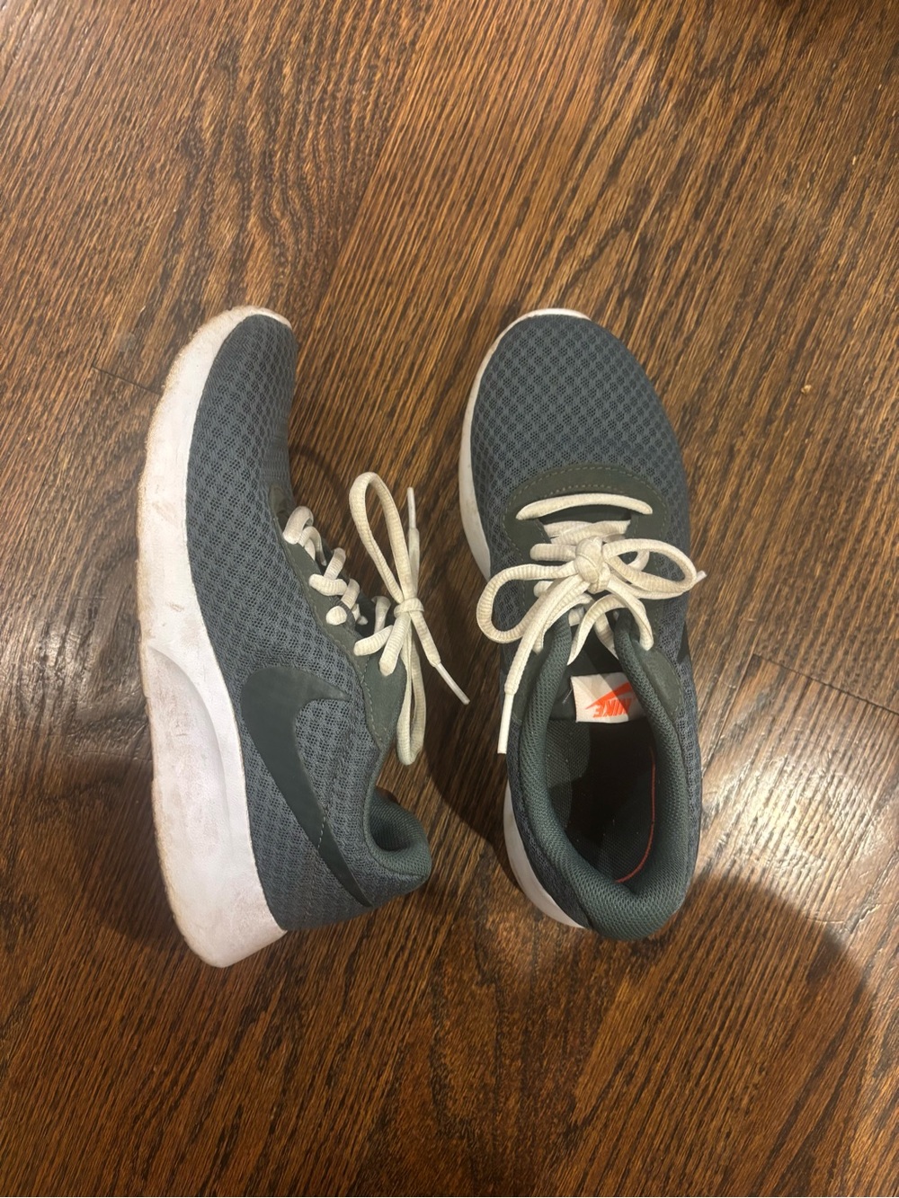 Nike Green Mesh Running Shoes with White Soles